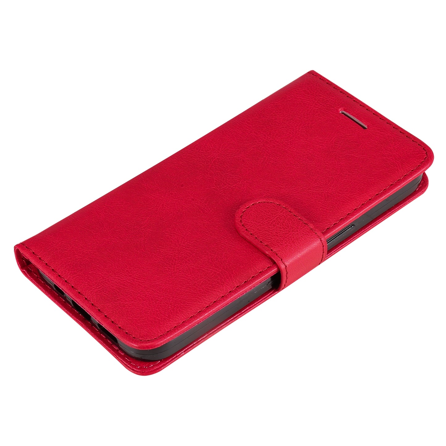 KT Leather Series-2 For Xiaomi Redmi Note 12 4G Flip Stand Protective Shell Solid Color PU Leather Wallet Phone Case