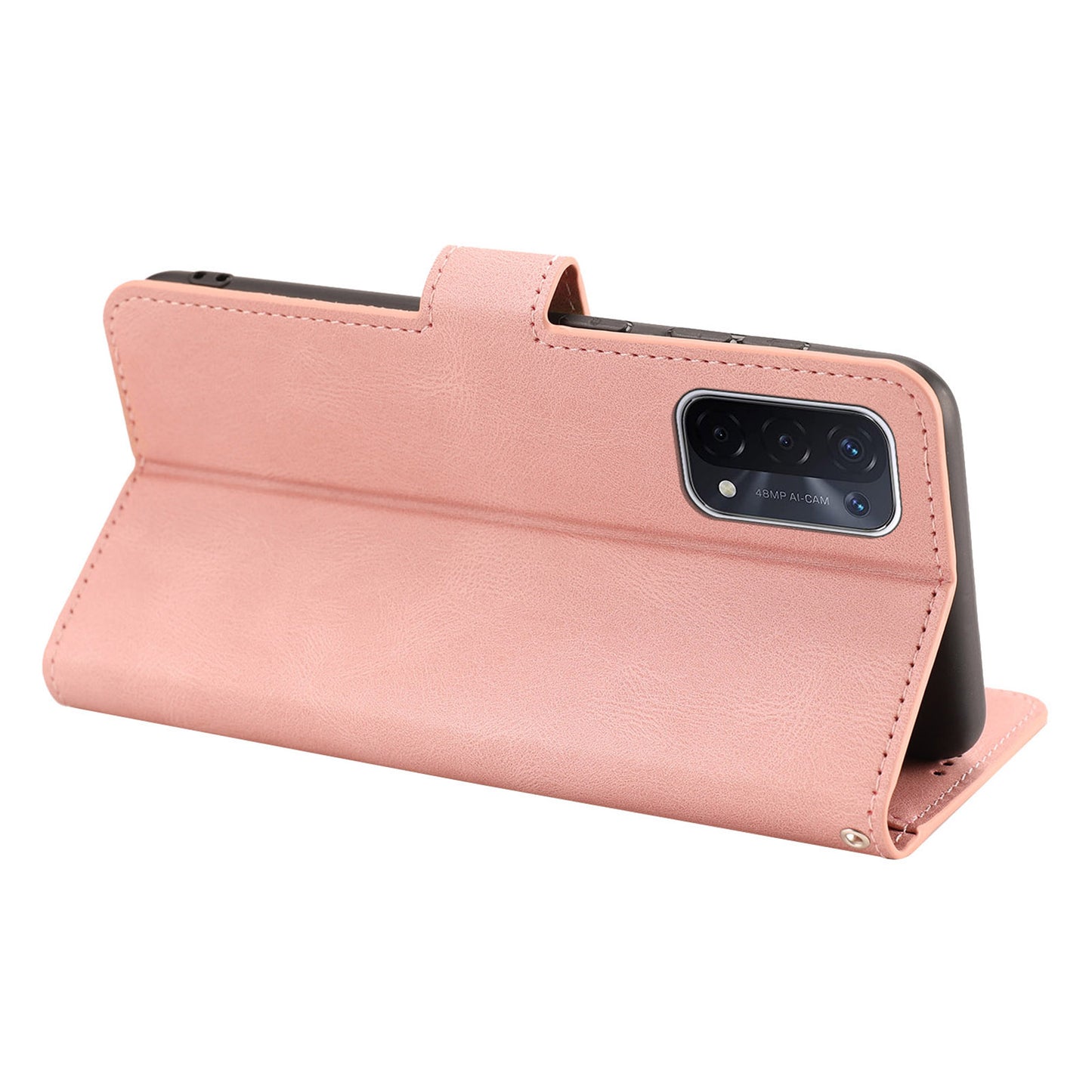 For Oppo A54 5G / A74 5G / A93 5G / OnePlus Nord N200 5G Phone Case Stand PU Leather Flip Wallet Cover