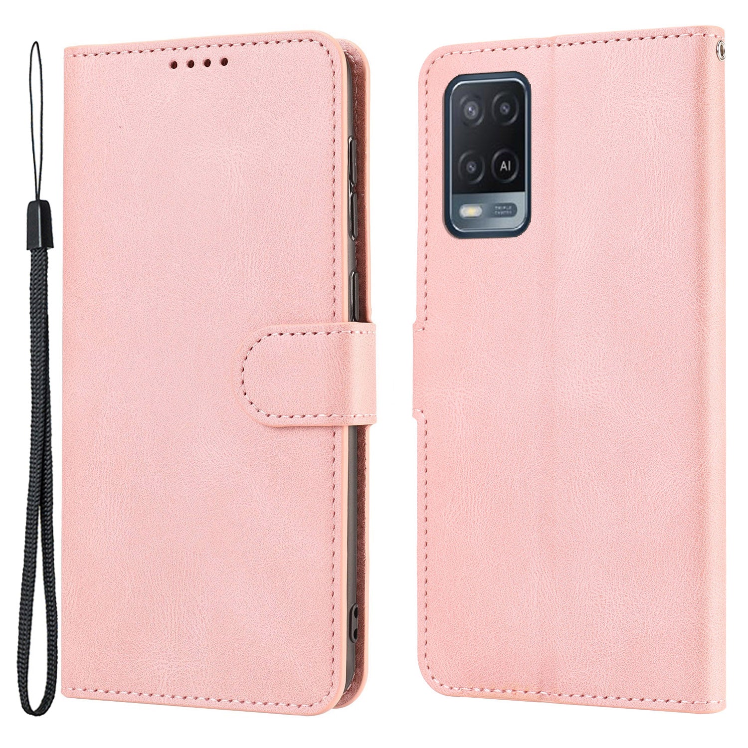 For Oppo A54 4G / A54s / A55 / A55 5G / A55s 5G / A16 / A16s / A53s 5G / A56 5G Phone Case PU Leather Wallet Stand Cover