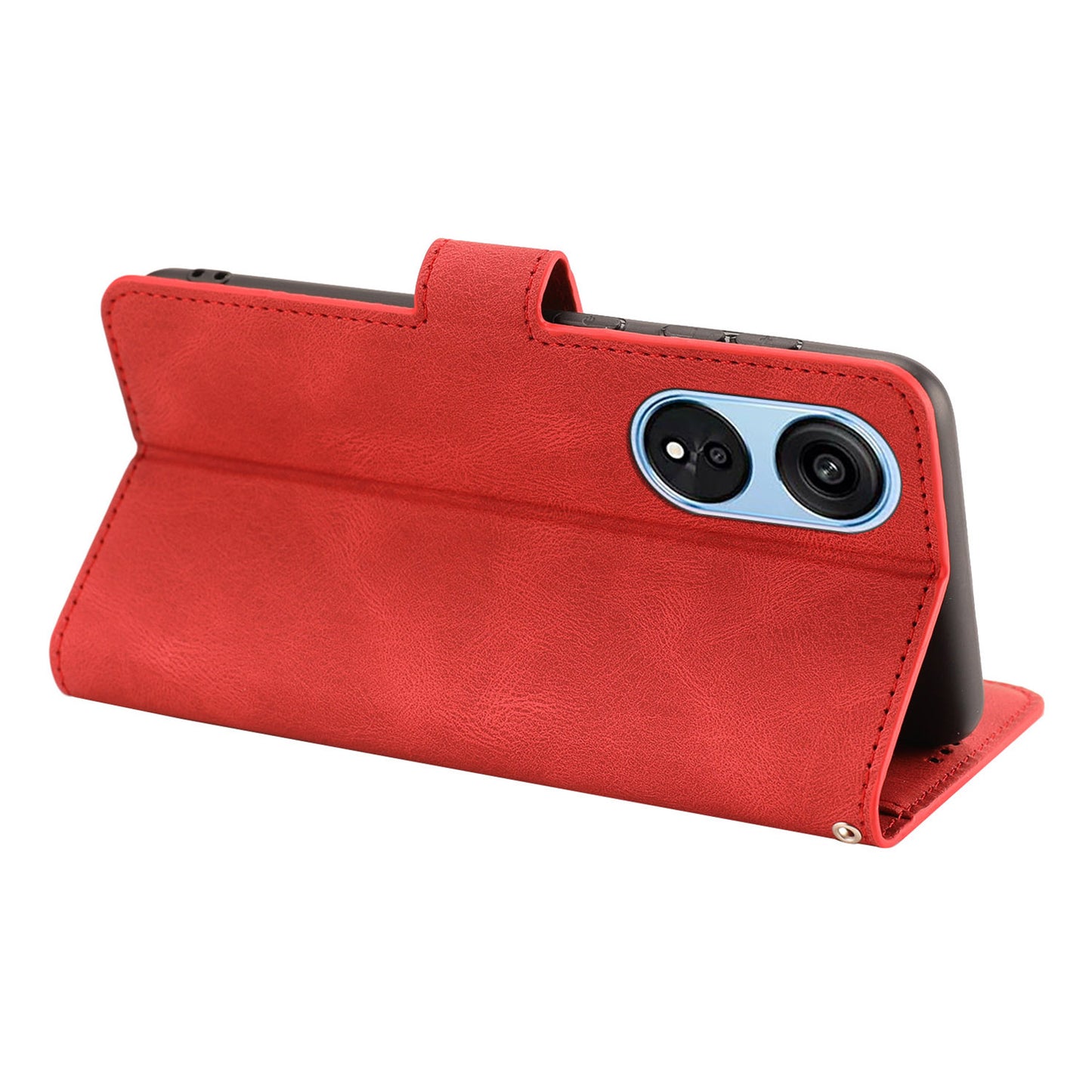 For Oppo A1 Pro 5G / Reno8 T 5G PU Leather Wallet Case Stand Flip Phone Cover with Strap