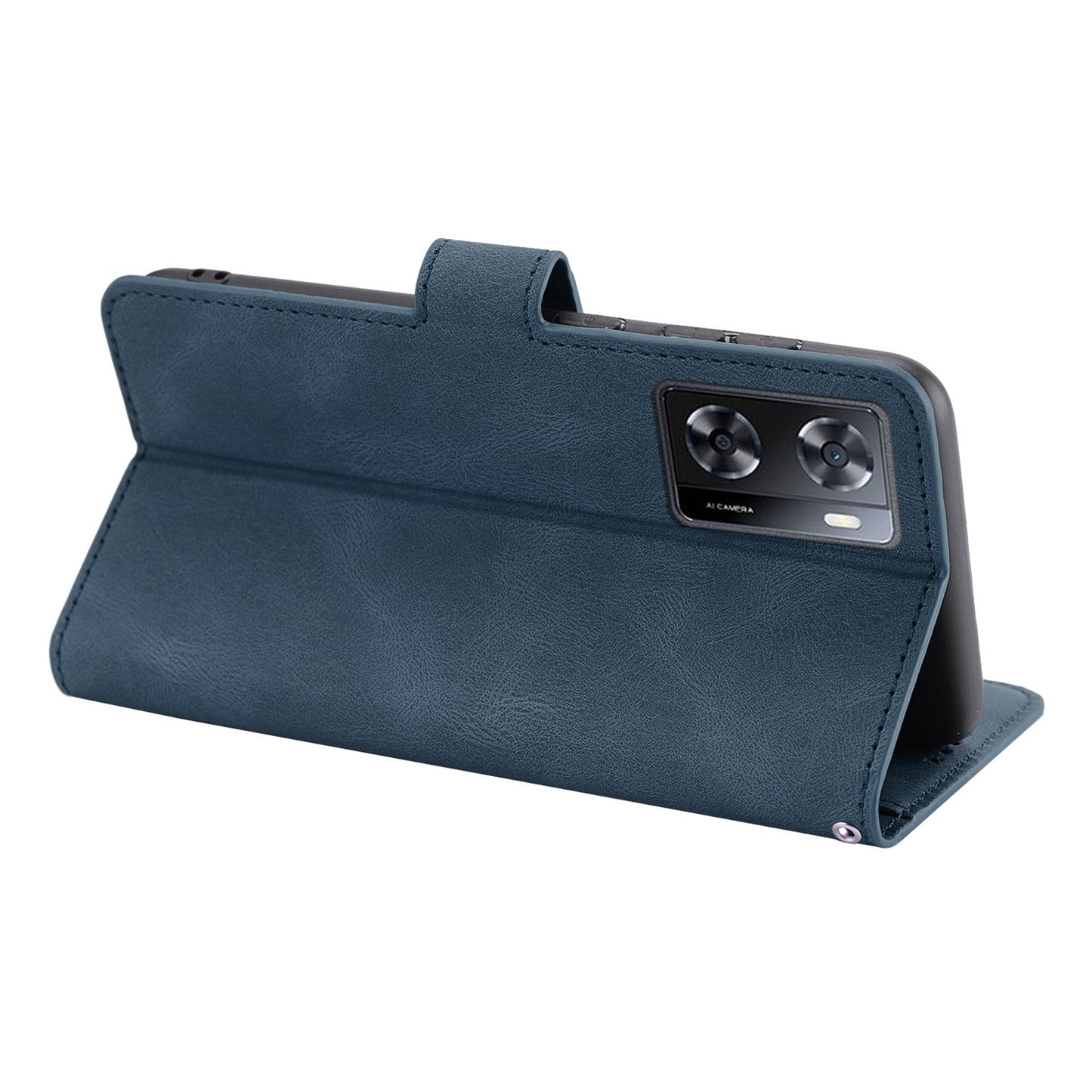 PU Leather Case for Oppo A57 4G / A77 4G / A57s 4G / A57e 4G / A77s 4G / OnePlus Nord N20 SE 4G , Wallet Stand Flip Phone Cover