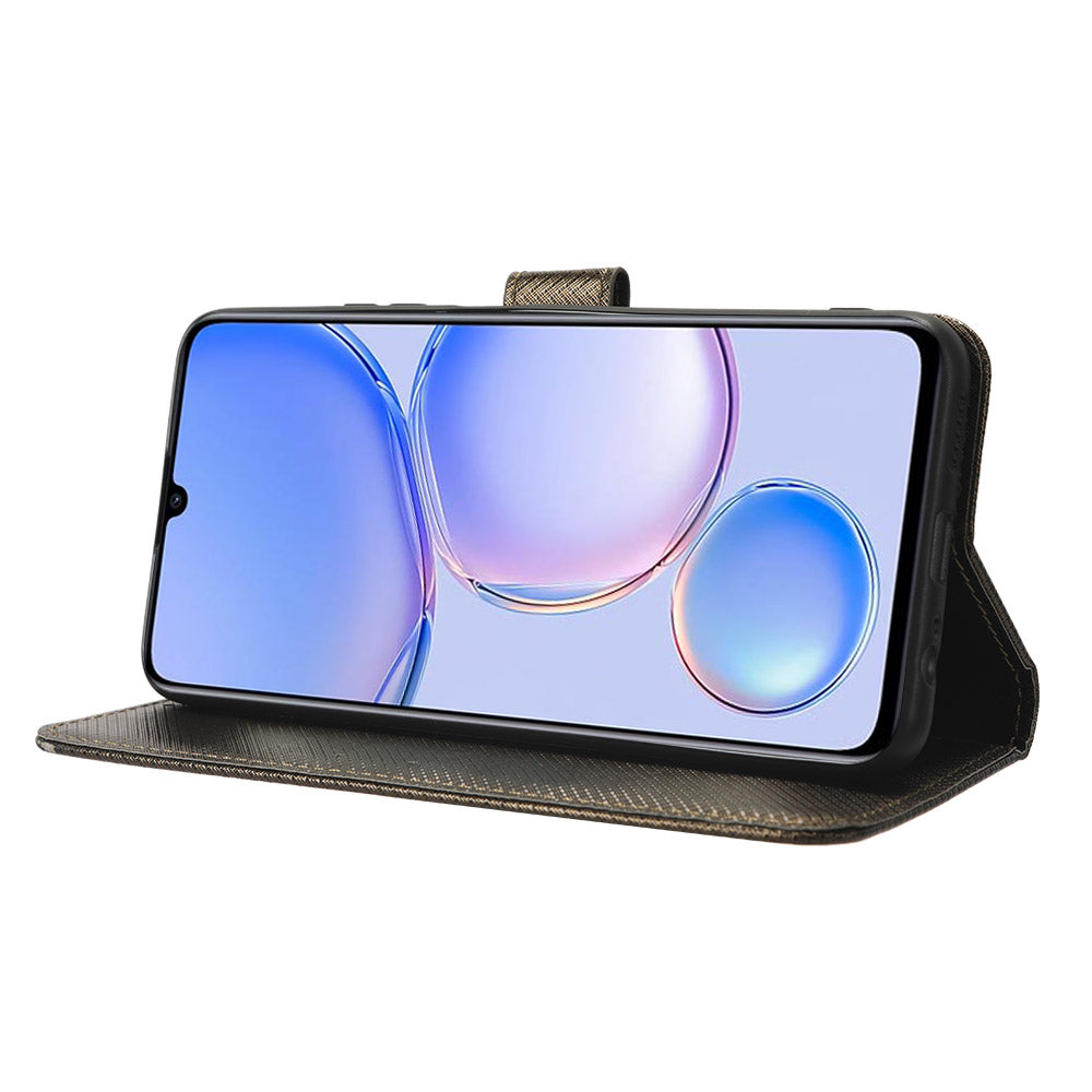 Protective Cover for Huawei Enjoy 60 Diamond Texture PU Leather Flip Case Wallet Phone Case