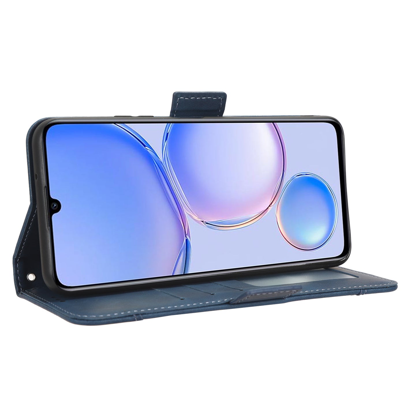 For Huawei Enjoy 60 Wallet Phone Case Leather Flip Cover Multiple Card Slots Phone Shell with Stand