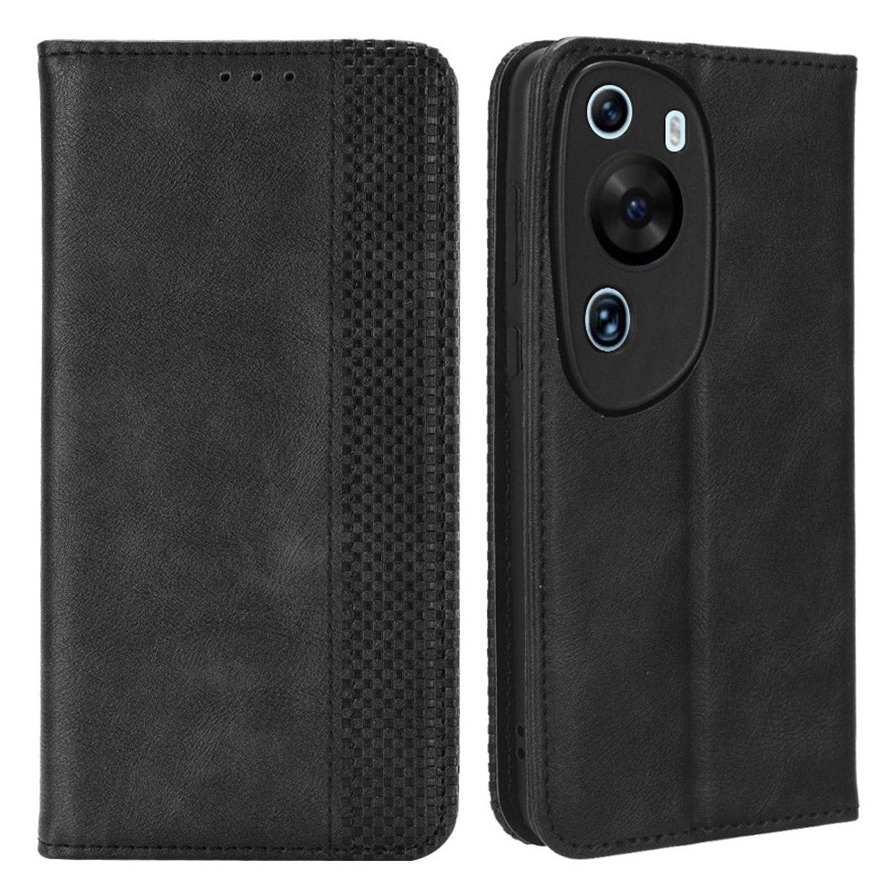 Retro Wallet Phone Case for Huawei P60 Art PU Leather Flip Cover Cell Phone Shell with Stand