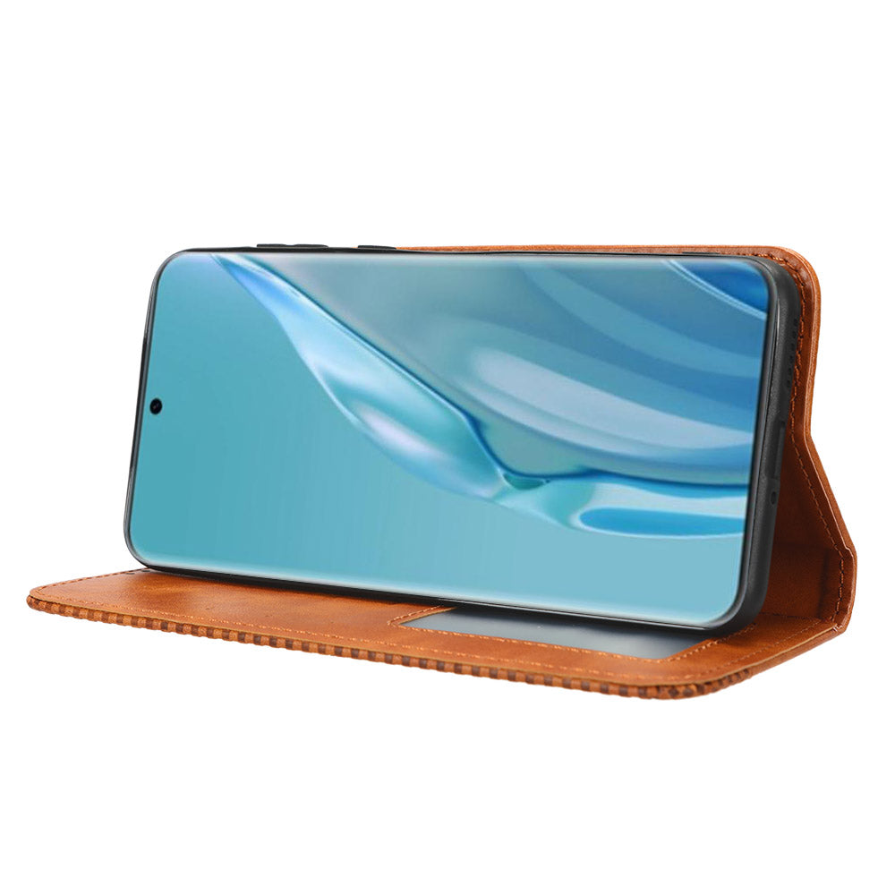 Retro Wallet Phone Case for Huawei P60 Art PU Leather Flip Cover Cell Phone Shell with Stand