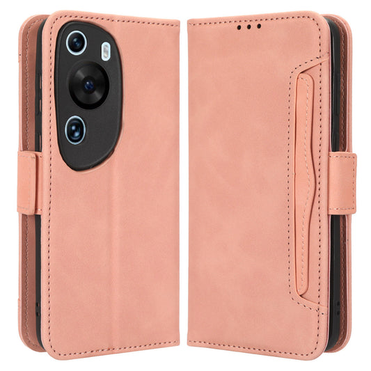 Wallet Phone Case for Huawei P60 Art Leather Flip Cover Multiple Card Slots Phone Shell with Stand