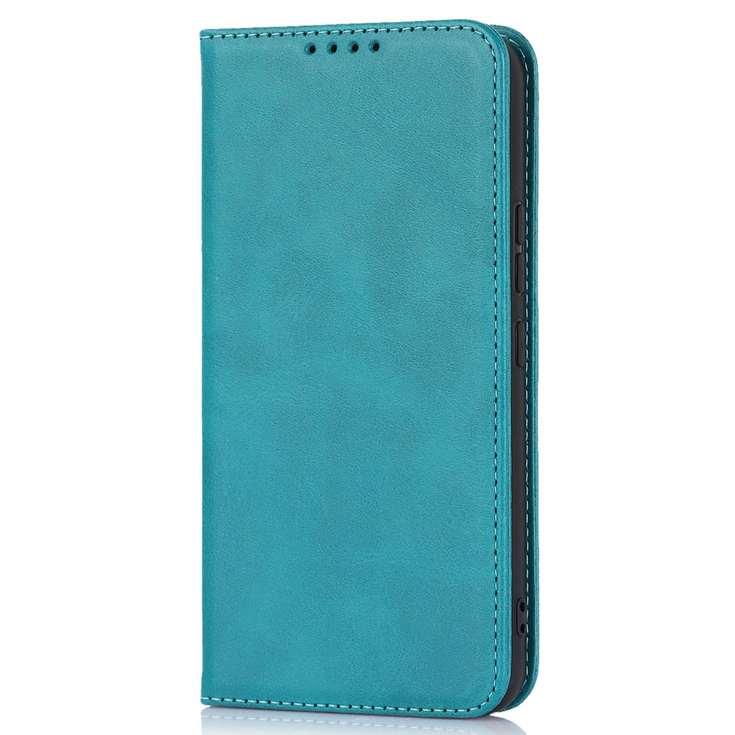 PU Leather Folio Flip Cover for Samsung Galaxy A54 5G Wallet Phone Case Calf Texture Shockproof Case
