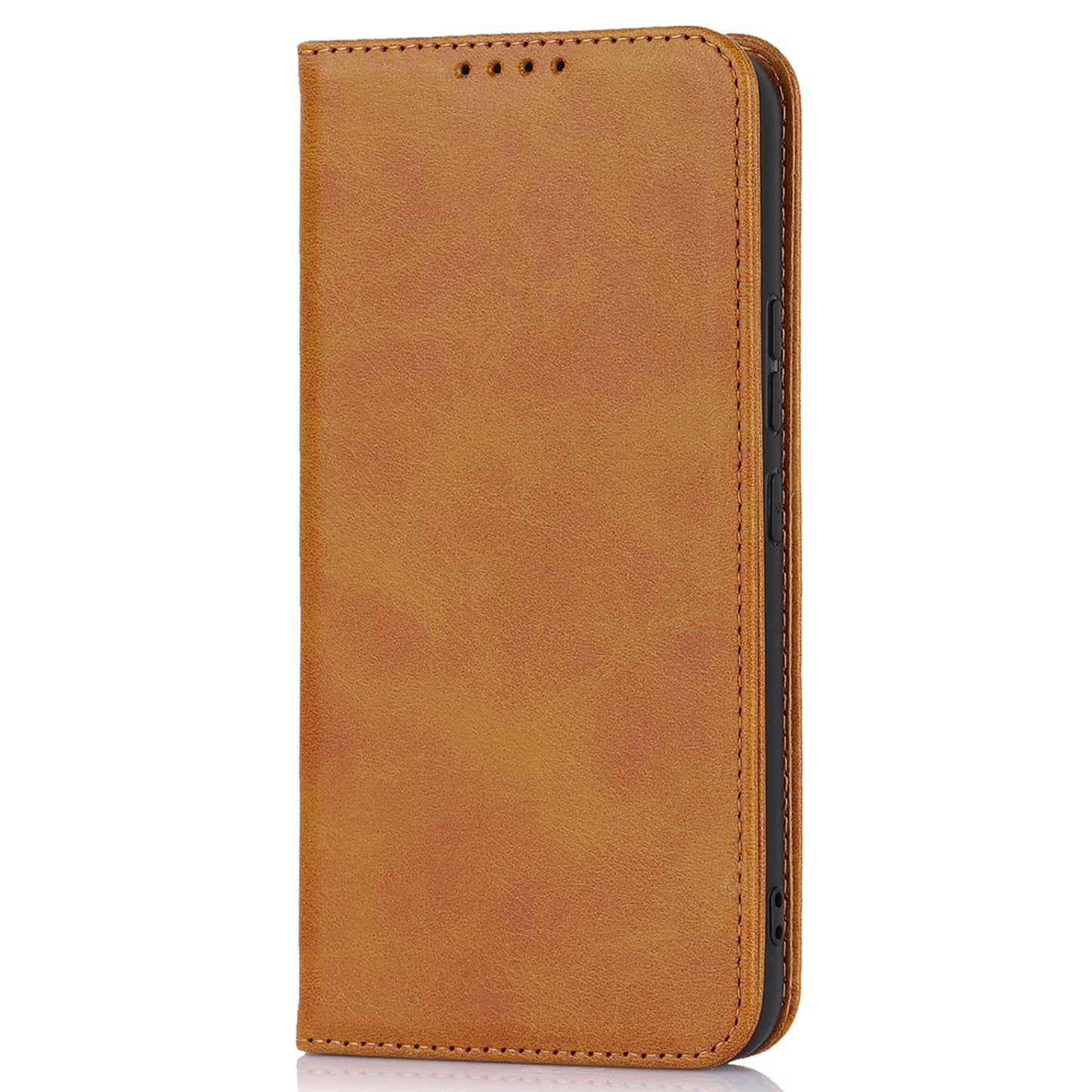 PU Leather Folio Flip Cover for Samsung Galaxy A54 5G Wallet Phone Case Calf Texture Shockproof Case
