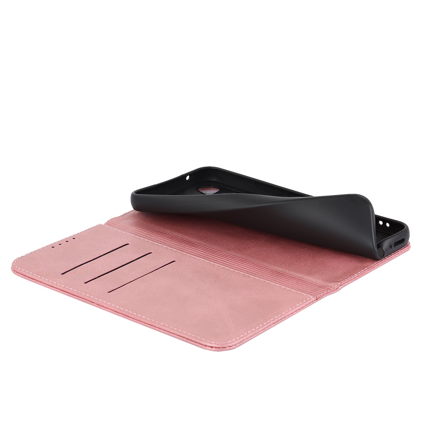 PU Leather Folio Flip Cover for Samsung Galaxy A54 5G Wallet Phone Case Calf Texture Shockproof Case