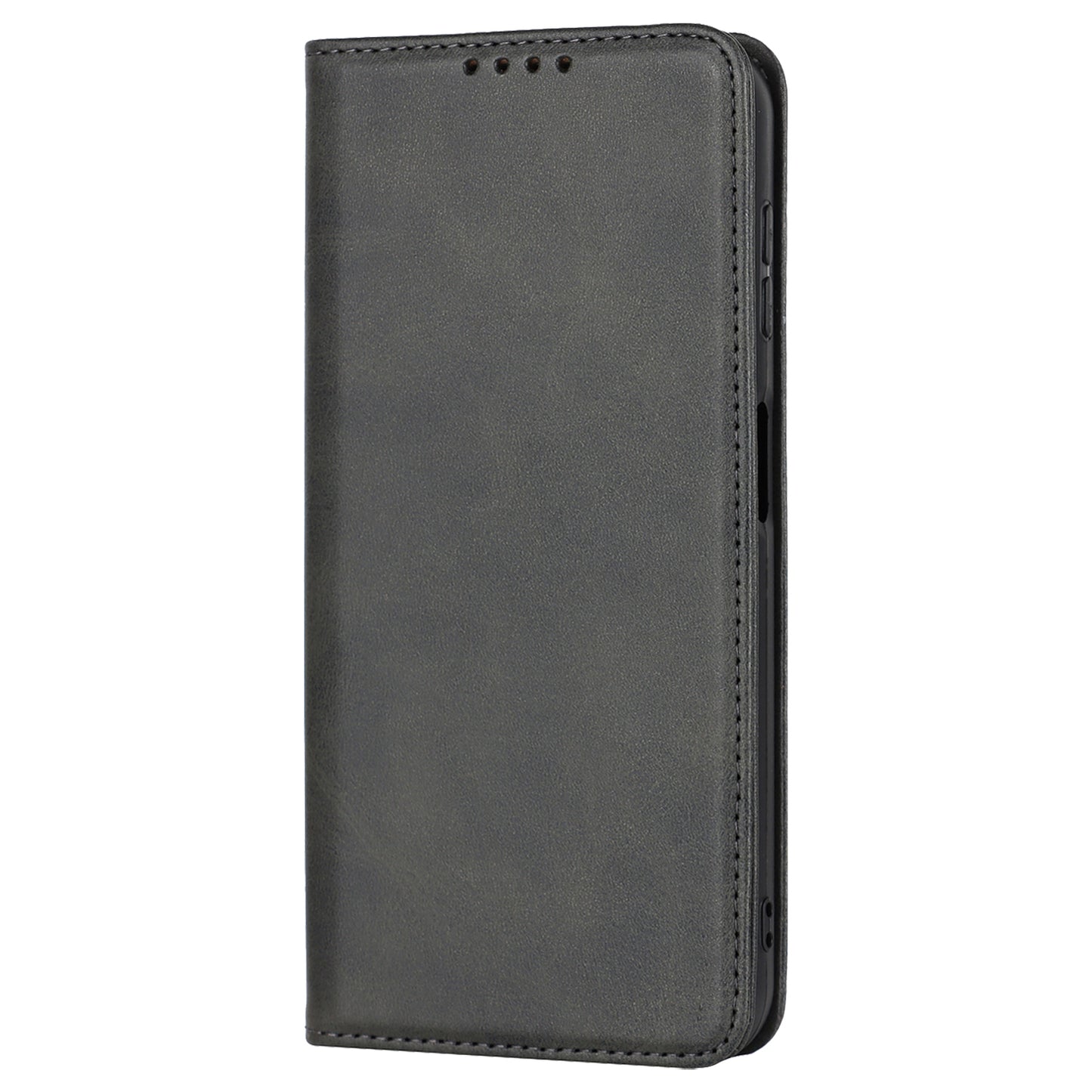 For Samsung Galaxy A14 5G PU Leather Phone Case Calf Texture Stand Wallet Flip Folio Cover
