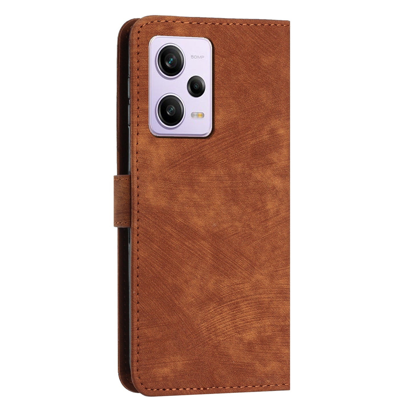 For Xiaomi Redmi Note 12 Pro+ 5G / Note 12 Explorer 5G Skin-touch Phone Case Lines Imprinted Leather Wallet Stand Phone Cover