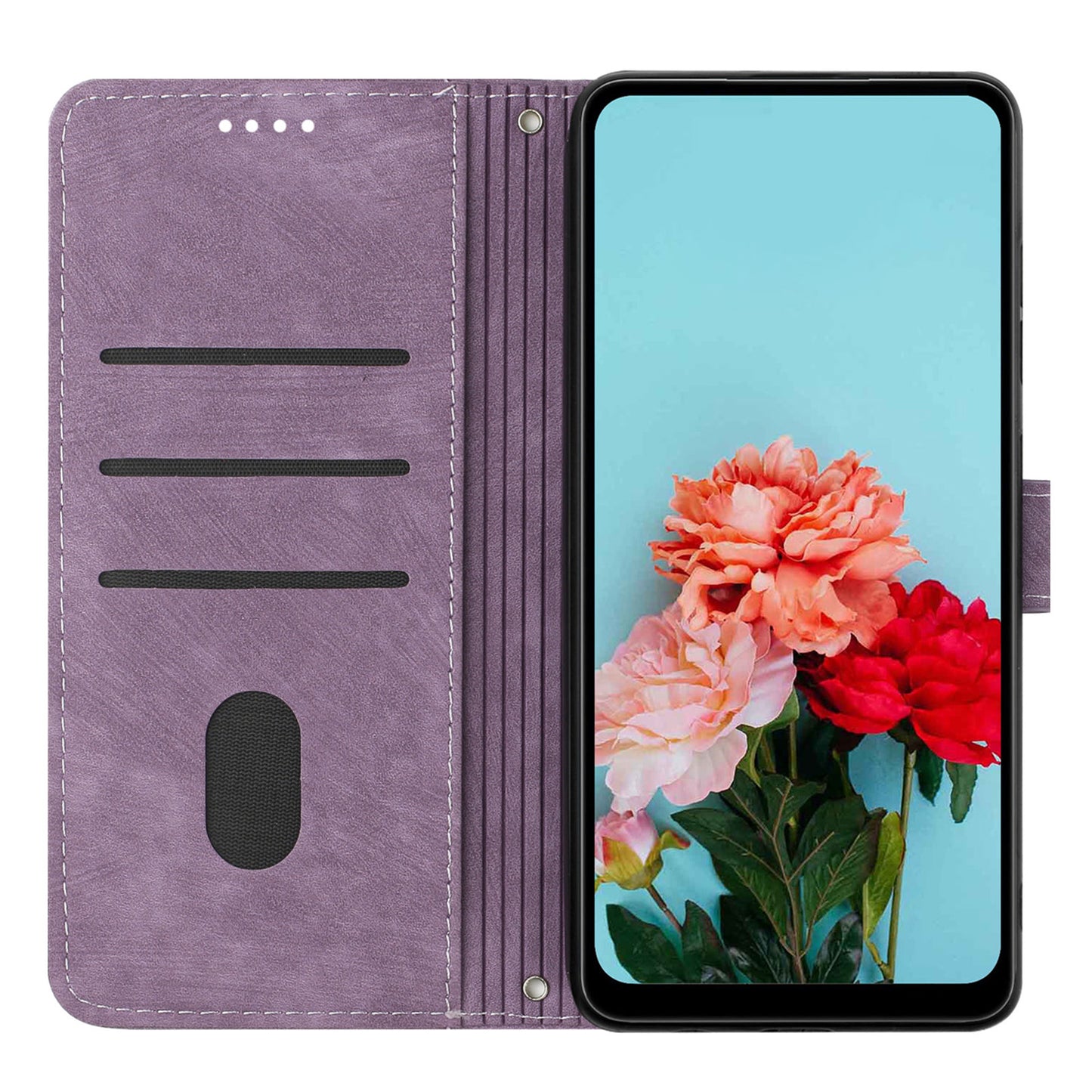 For Xiaomi Redmi Note 12 Pro+ 5G / Note 12 Explorer 5G Skin-touch Phone Case Lines Imprinted Leather Wallet Stand Phone Cover
