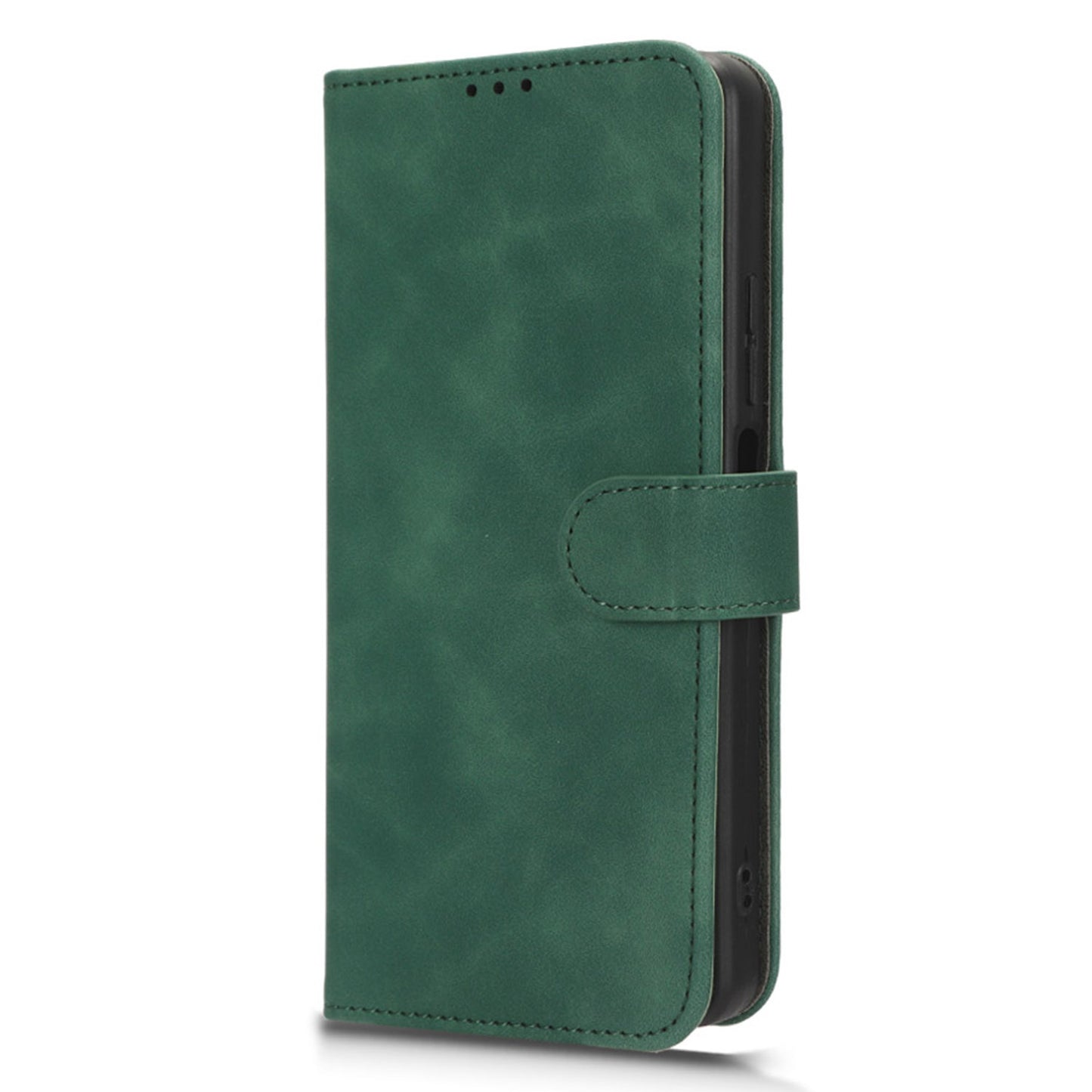 For Tecno Spark 10 Pro Skin-touch Leather Folio Case Wallet Stand Magnetic Protective Phone Cover