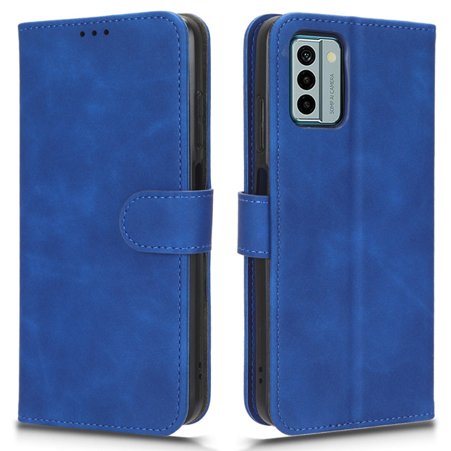 Wallet Case for Nokia G22 Skin-touch PU Leather Stand Magnetic Phone Cover