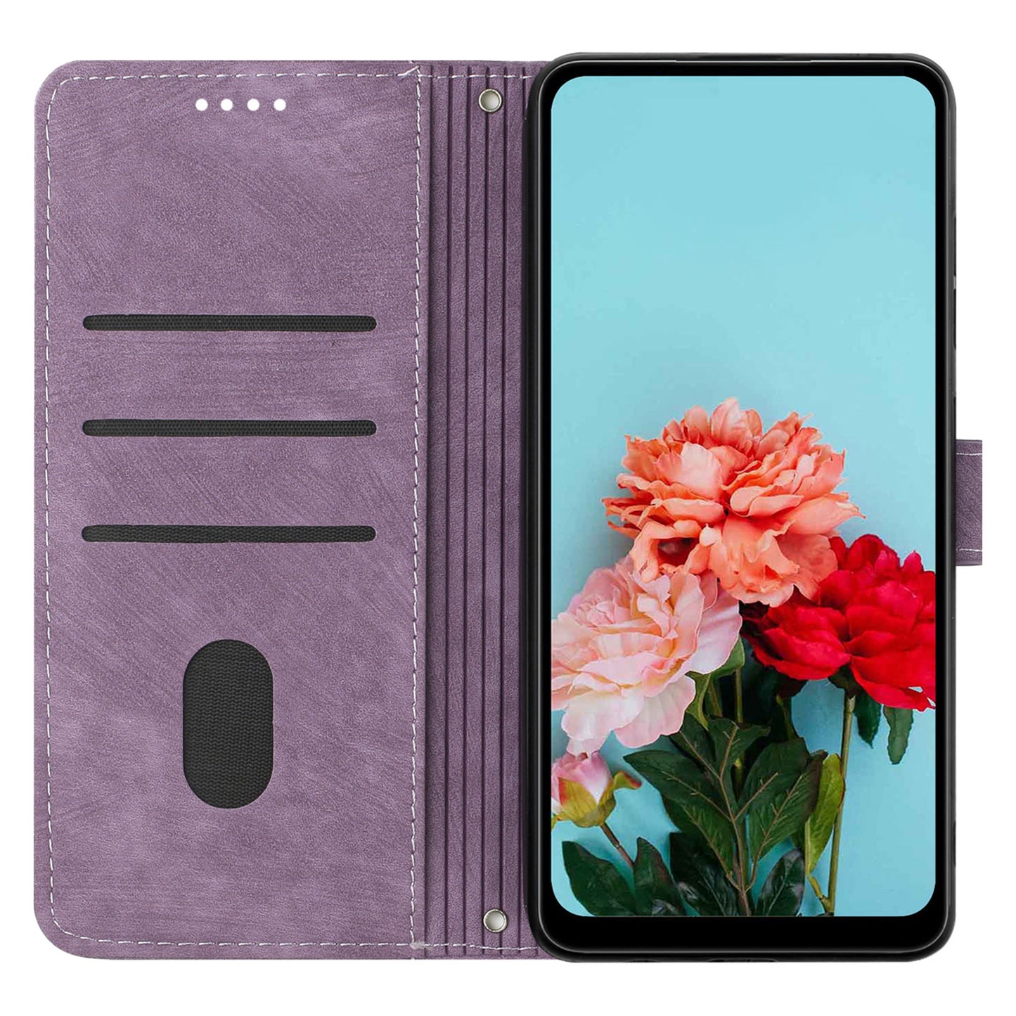 For Xiaomi Redmi Note 12 Pro+ 5G / Note 12 Explorer 5G Wallet Phone Case Lines Imprinted Leather Stand Protective Flip Cover