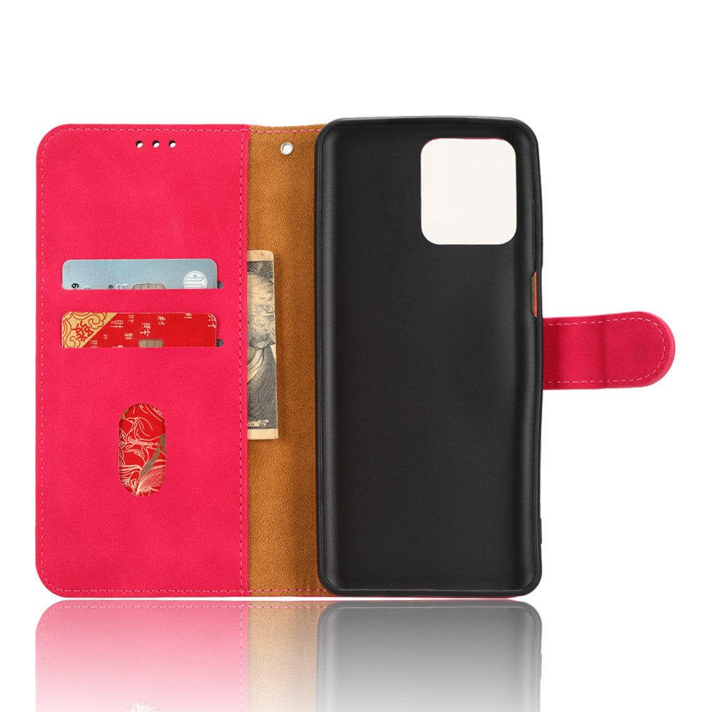 For Motorola Moto G Stylus 5G (2023) PU Leather Stand Protective Case Skin-touch Wallet Flip Phone Cover