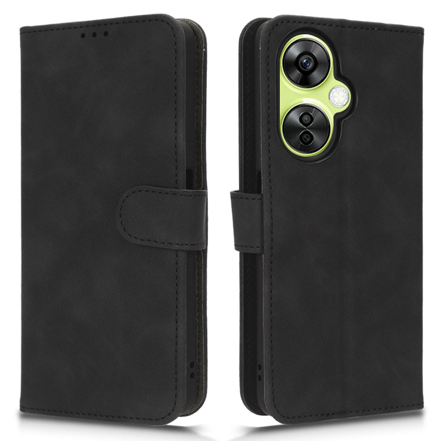 Phone Wallet Case for OnePlus Nord CE 3 Lite 5G / Nord N30 5G , PU Leather Skin-touch Protective Stand Phone Cover