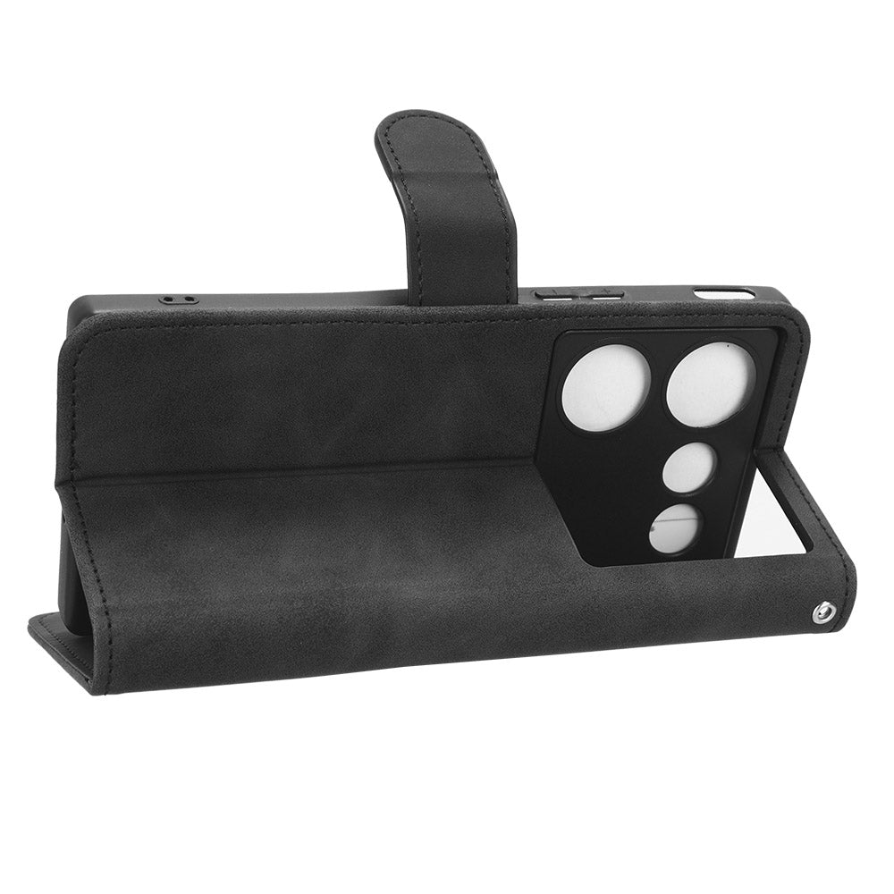 For ZTE nubia Z50 Ultra Wallet PU Leather Case Skin-touch Protective Phone Cover with Stand