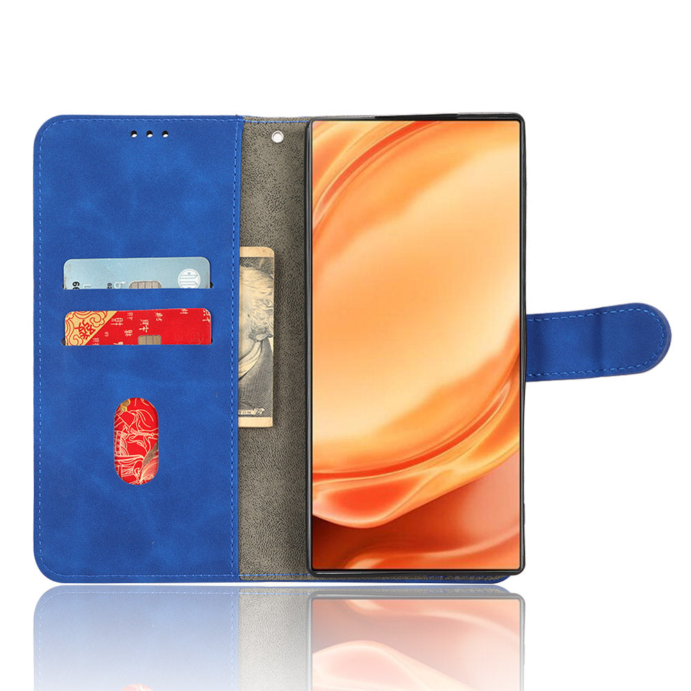 For ZTE nubia Z50 Ultra Wallet PU Leather Case Skin-touch Protective Phone Cover with Stand