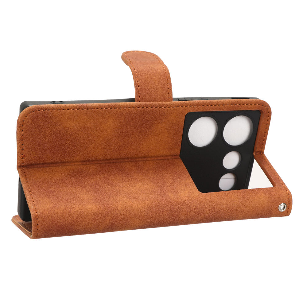 For ZTE nubia Z50 Ultra Wallet PU Leather Case Skin-touch Protective Phone Cover with Stand