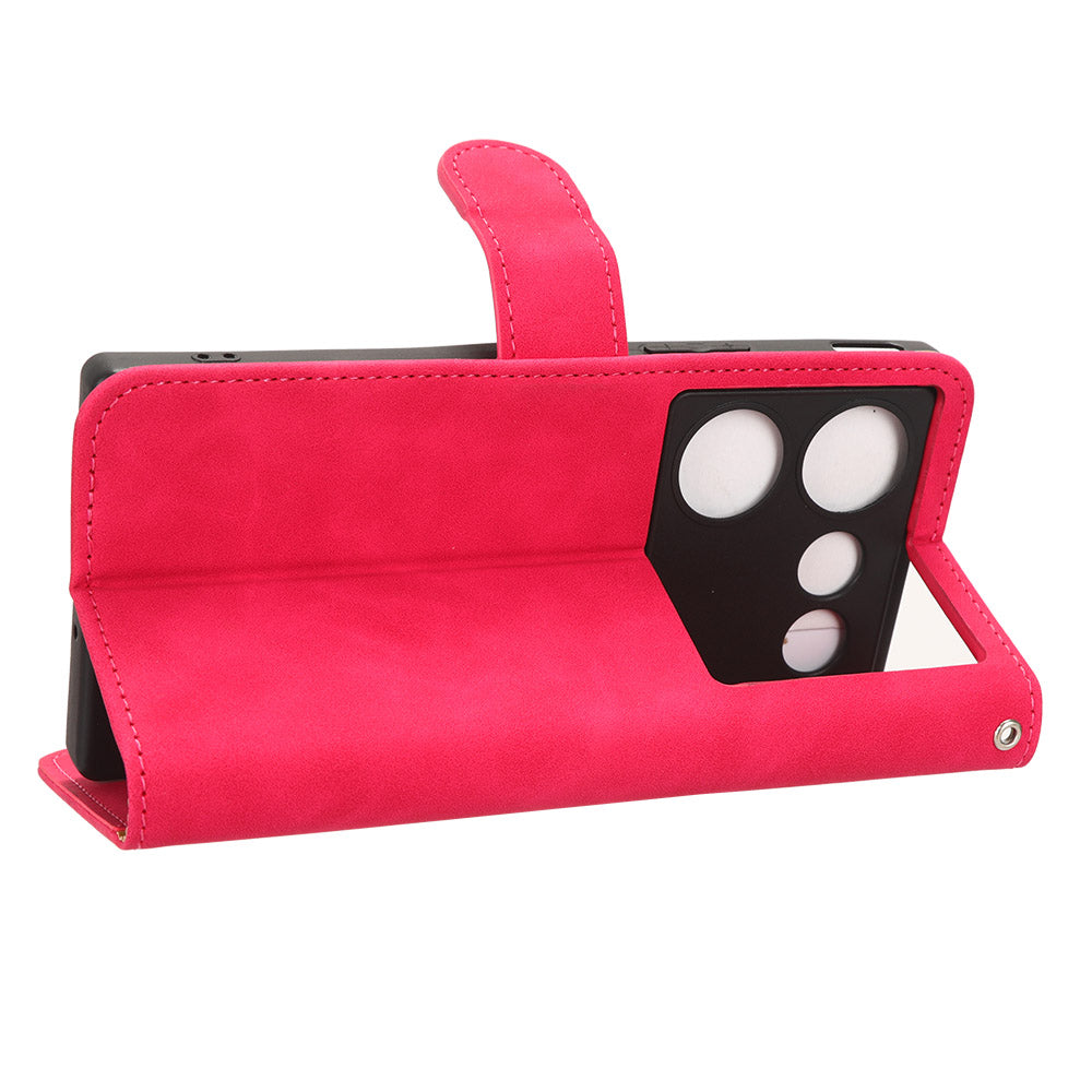 For ZTE nubia Z50 Ultra Wallet PU Leather Case Skin-touch Protective Phone Cover with Stand