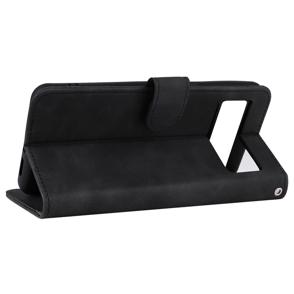 For Google Pixel 8 Pro PU Leather Phone Case Skin-touch Flip Wallet Stand Cover