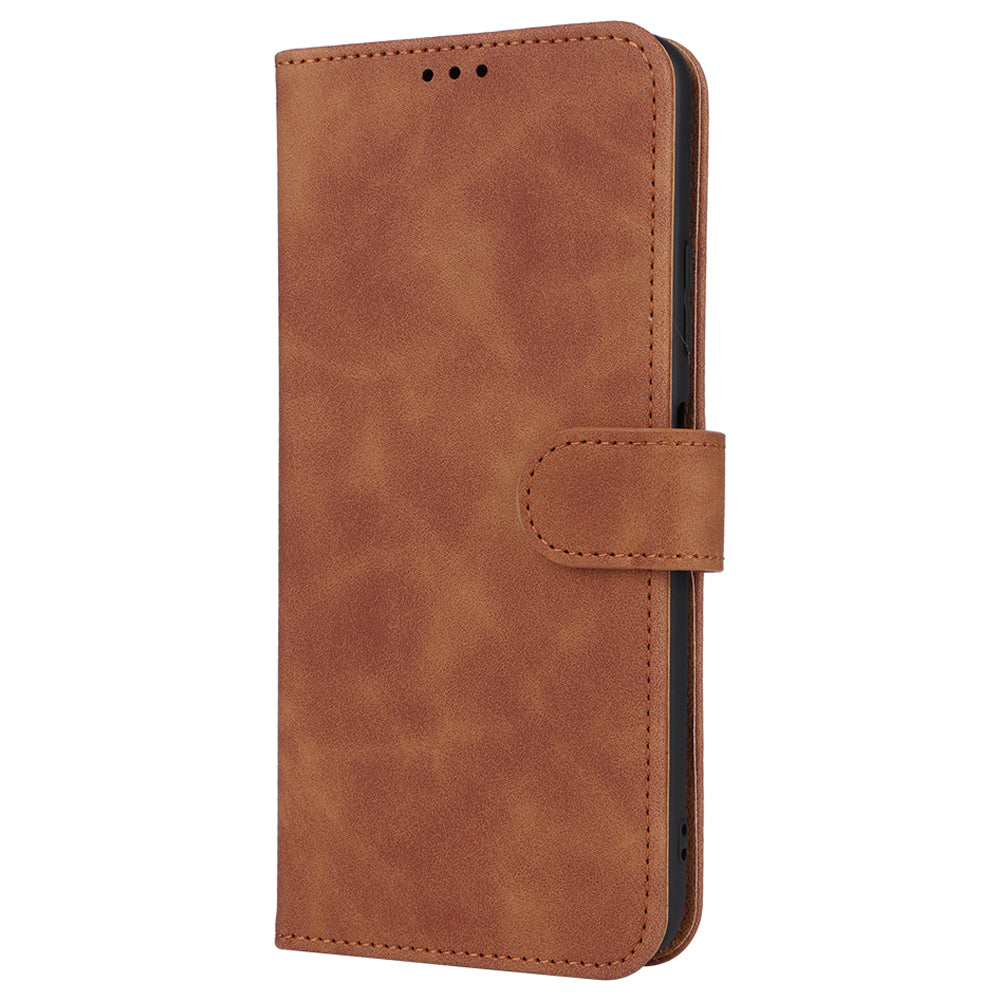 For Huawei Enjoy 60 PU Leather Skin-touch Phone Case Wallet Book Stand Flip Cover