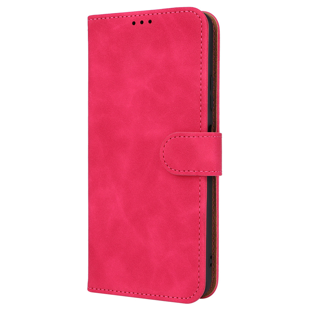 For Huawei Enjoy 60 PU Leather Skin-touch Phone Case Wallet Book Stand Flip Cover