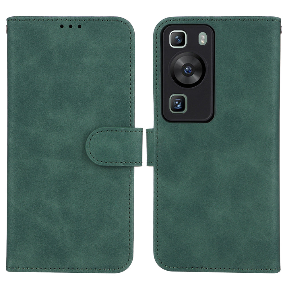 For Huawei P60 / P60 Pro Wallet Phone Case PU Leather Skin-touch Stand Folio Shockproof Cover