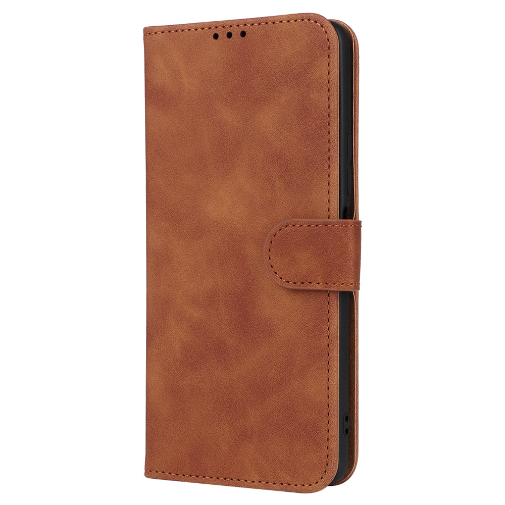 For vivo iQOO Z7 5G Skin-touch Leather Phone Case Wallet Stand Folio Flip Cover