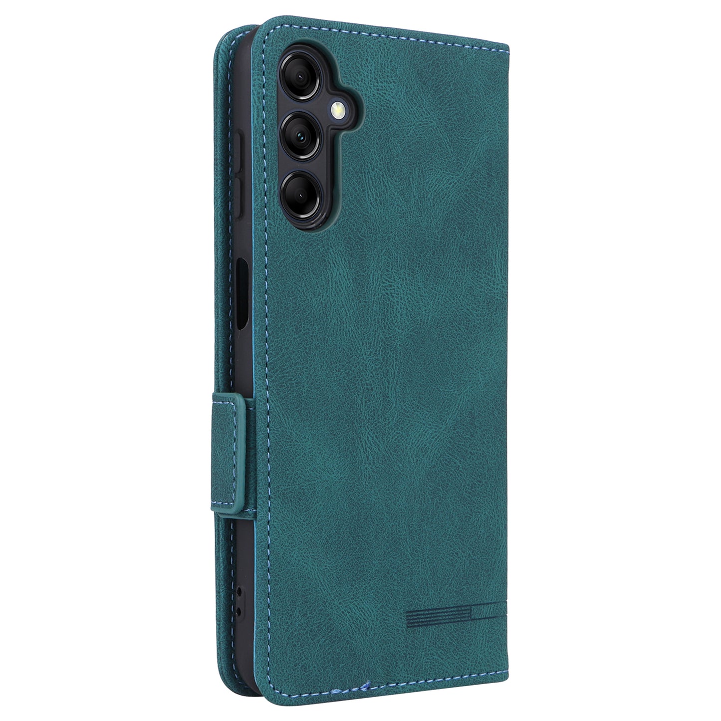 For Samsung Galaxy M14 5G Leather Wallet Phone Case Hardware Decor Flip Stand Cover