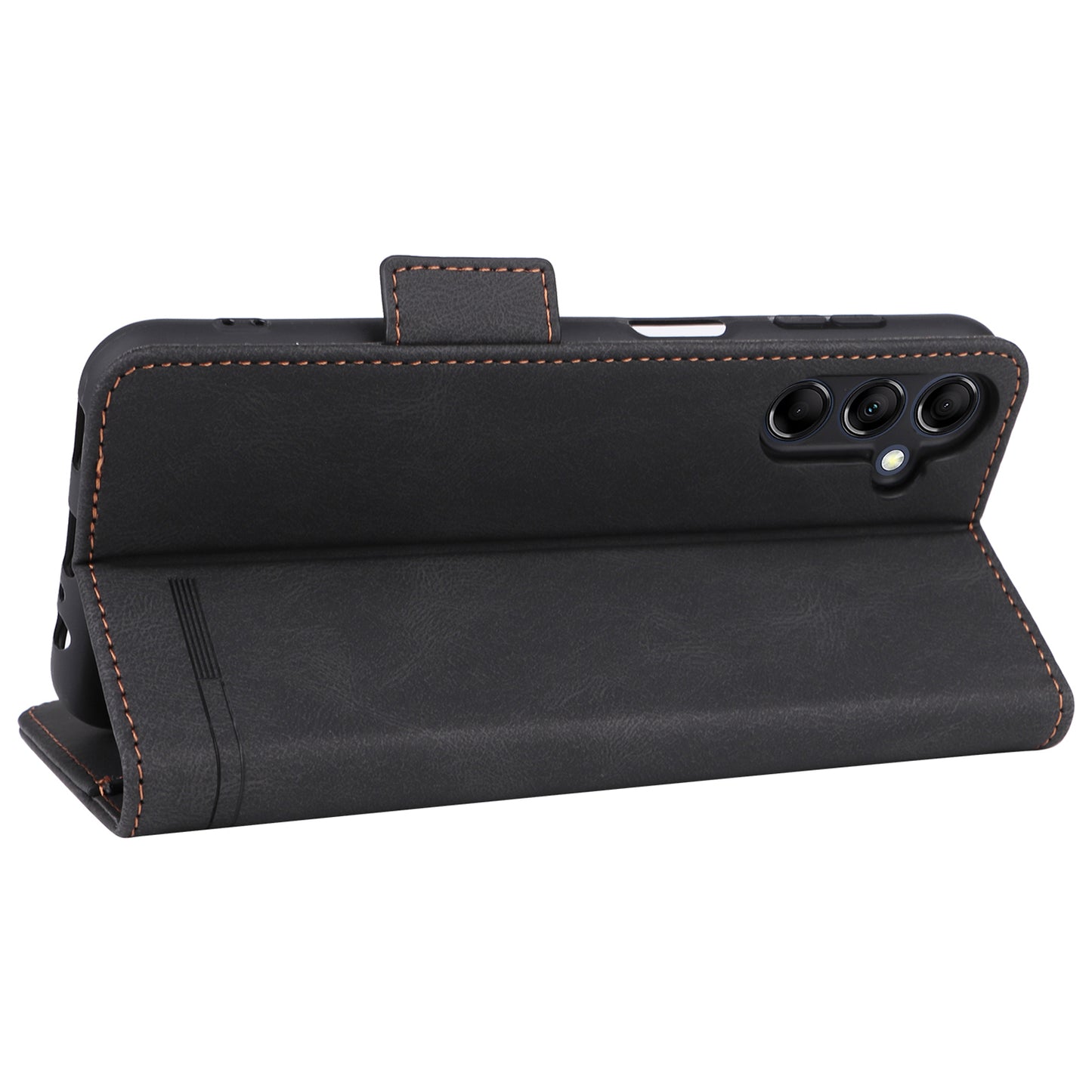 For Samsung Galaxy M14 5G Leather Wallet Phone Case Hardware Decor Flip Stand Cover