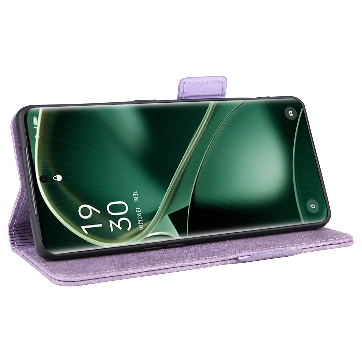 For Oppo Find X6 Hardware Decor Stand Cover PU Leather Wallet Anti-drop Phone Case