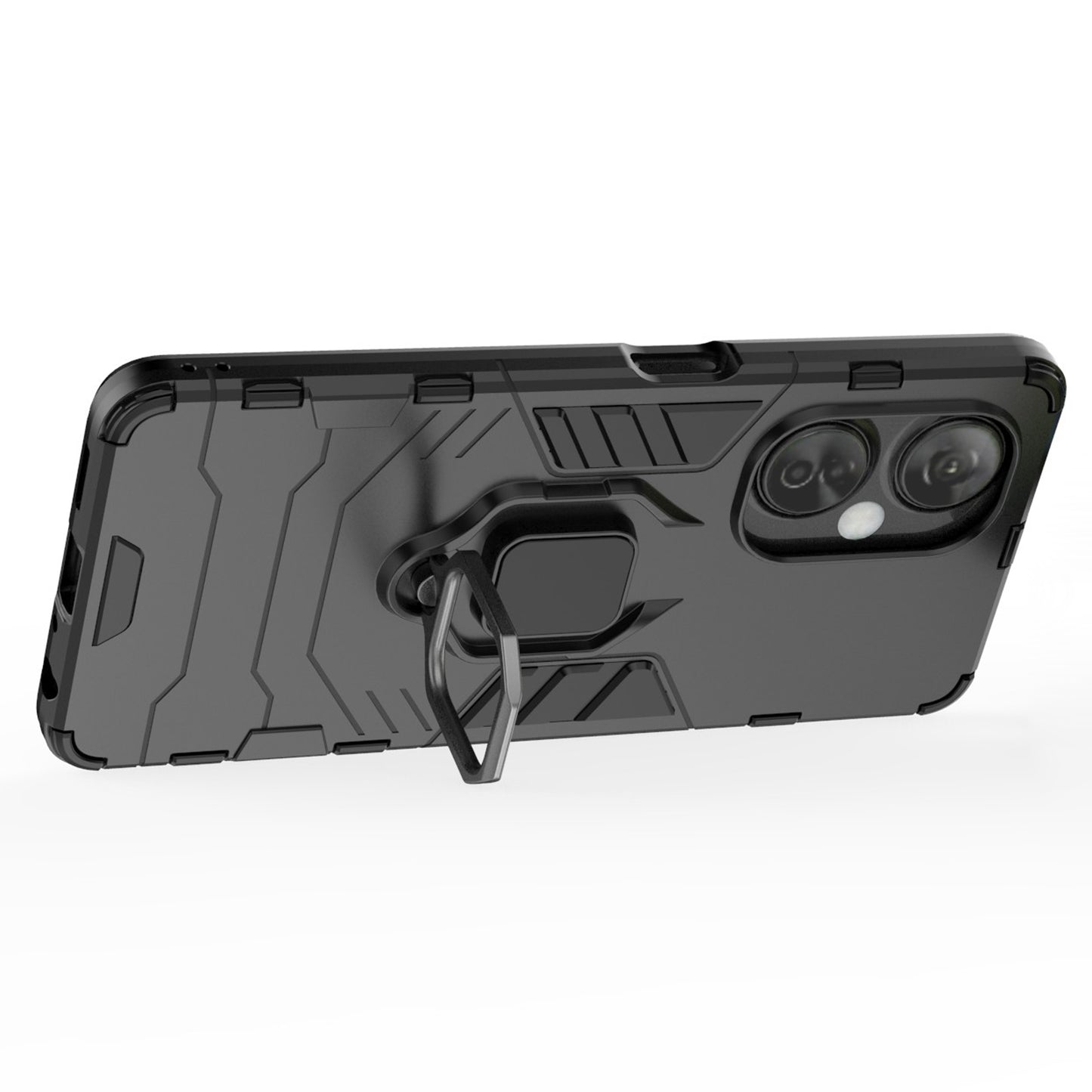 For OnePlus Nord CE 3 Lite 5G / Nord N30 5G Ring Kickstand Phone Case TPU+PC Anti-Scratch Shockproof Cover