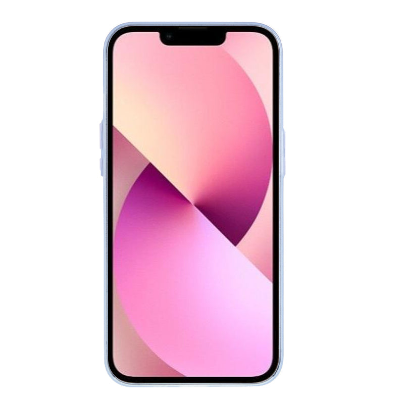 Protective Case for iPhone 13 Anti-Drop Matte TPU Phone Cover with Metal Camera Lens Frame