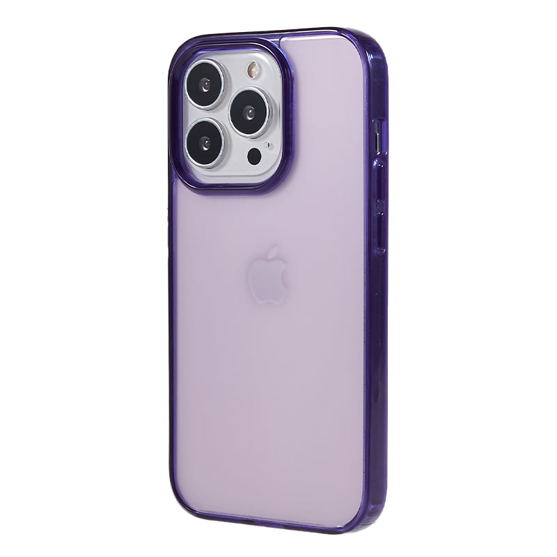 For iPhone 13 Pro Max 6.7 inch Smooth Matte Phone Cover TPU + Acrylic Non-Slip Shockproof Cover