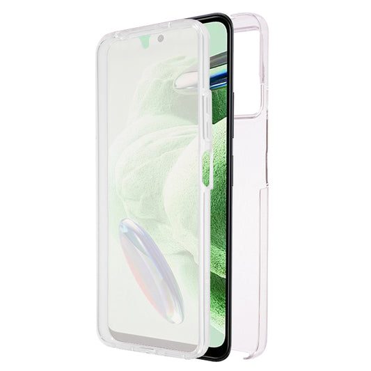 For Xiaomi Redmi Note 12 5G (China) / (India) / (Global) / Poco X5 5G Anti-Drop Case Shell TPU Frame + Acrylic Back + PET Front Guard Phone Case