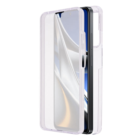 For Xiaomi Poco X5 Pro 5G / Redmi Note 12 Pro 5G Shockproof Case Anti-Fall Phone Case TPU Frame + Acrylic Back + PET Front Guard