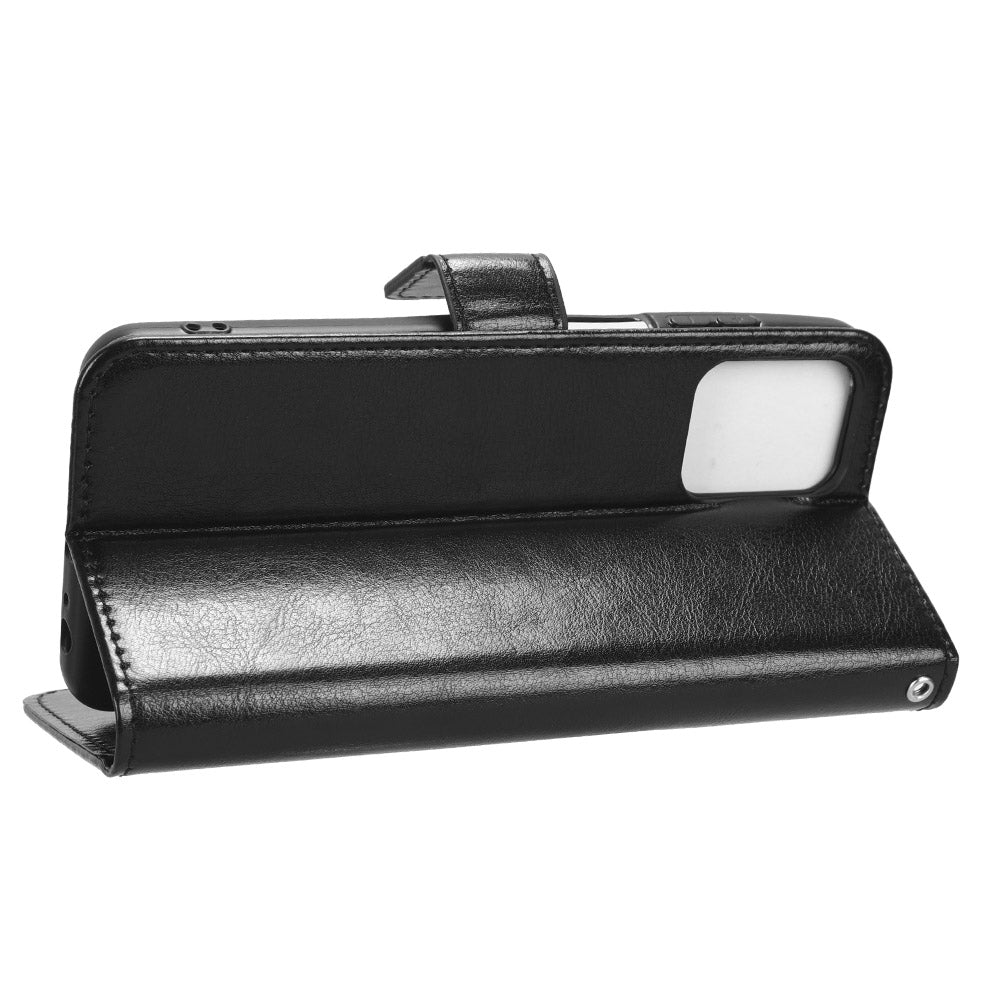 For Motorola Moto G Power 5G PU Leather Wallet Phone Case Crazy Horse Texture Stand Cover