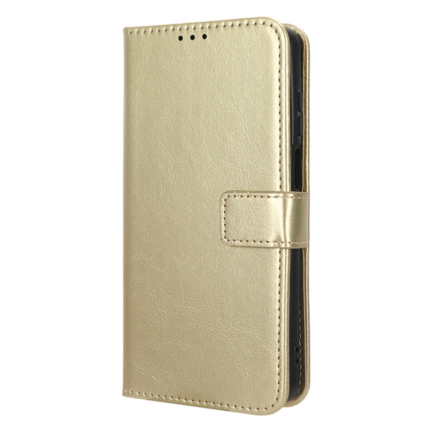 For Motorola Moto G Power 5G PU Leather Wallet Phone Case Crazy Horse Texture Stand Cover