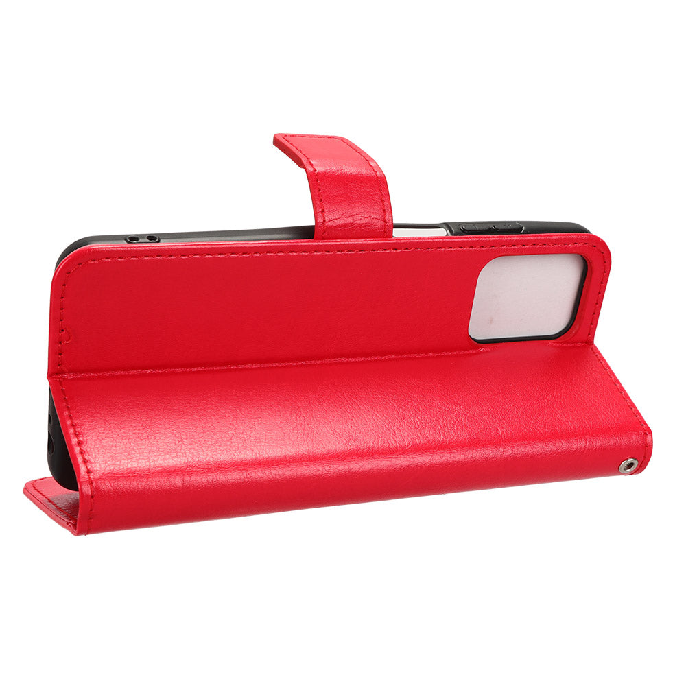 For Motorola Moto G Power 5G PU Leather Wallet Phone Case Crazy Horse Texture Stand Cover