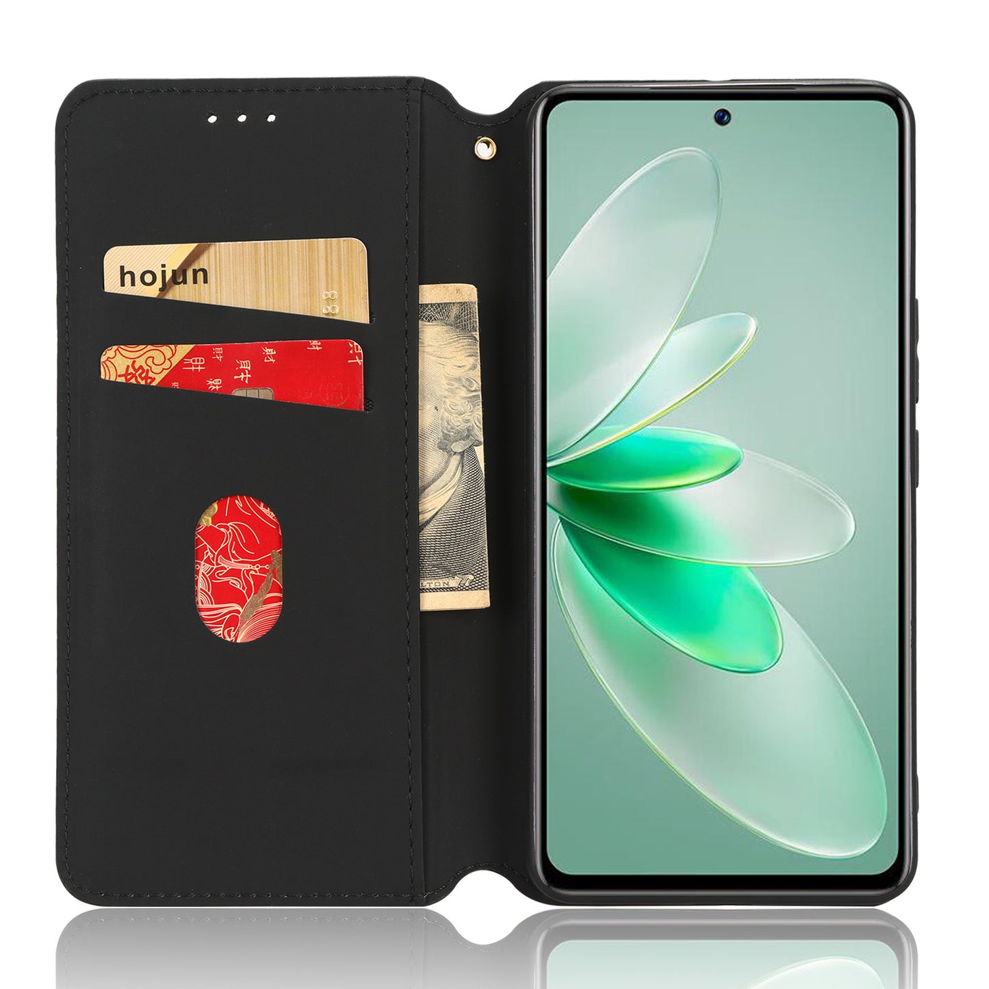 For vivo S16e 5G / V27e 4G PU Leather Phone Case Rhombus Pattern Imprinted Stand Wallet Flip Cover