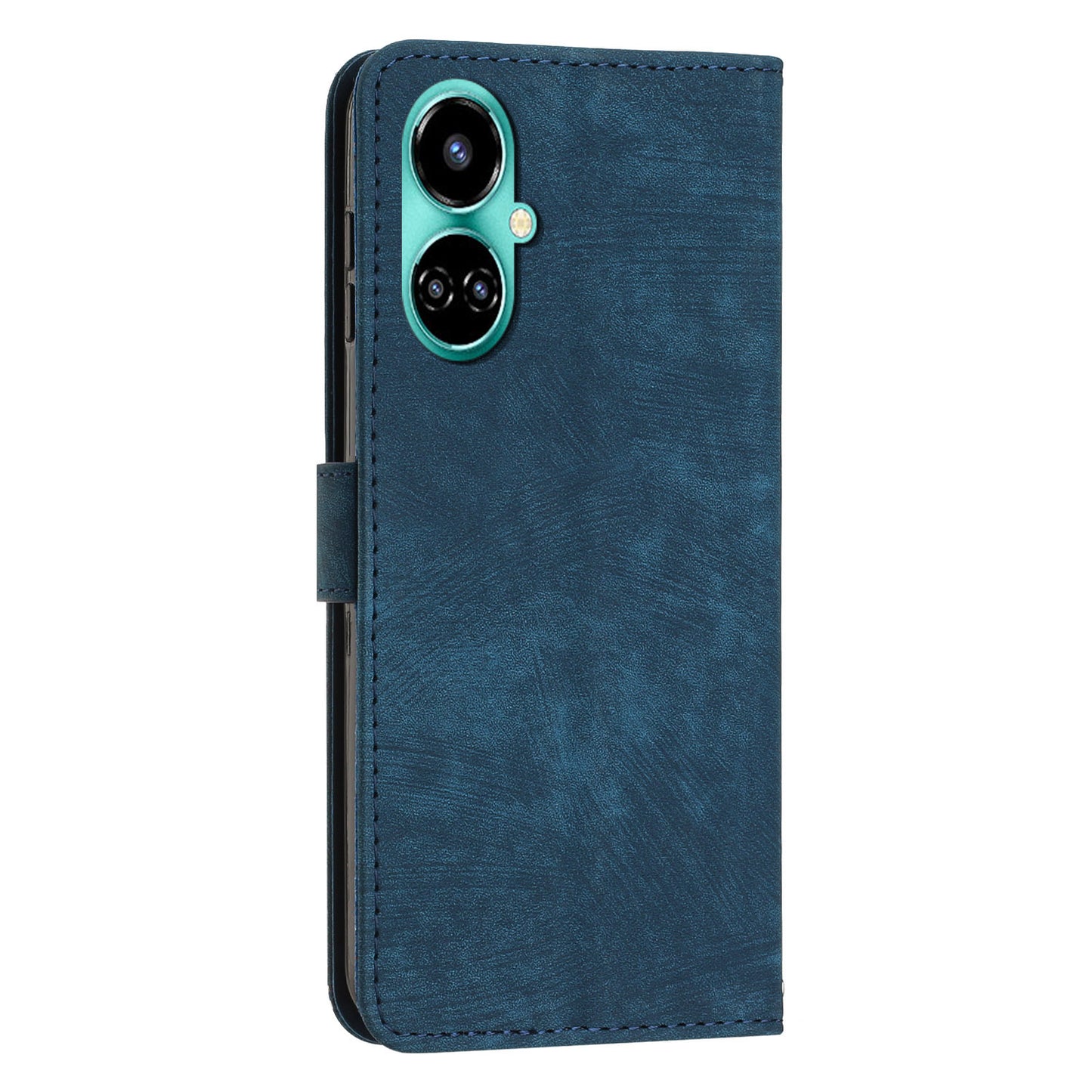 For Tecno Camon 19 4G / 19 Pro 4G / 19 Pro 5G Leather Phone Cover Stand Skin-touch Lines Imprinted Wallet Case