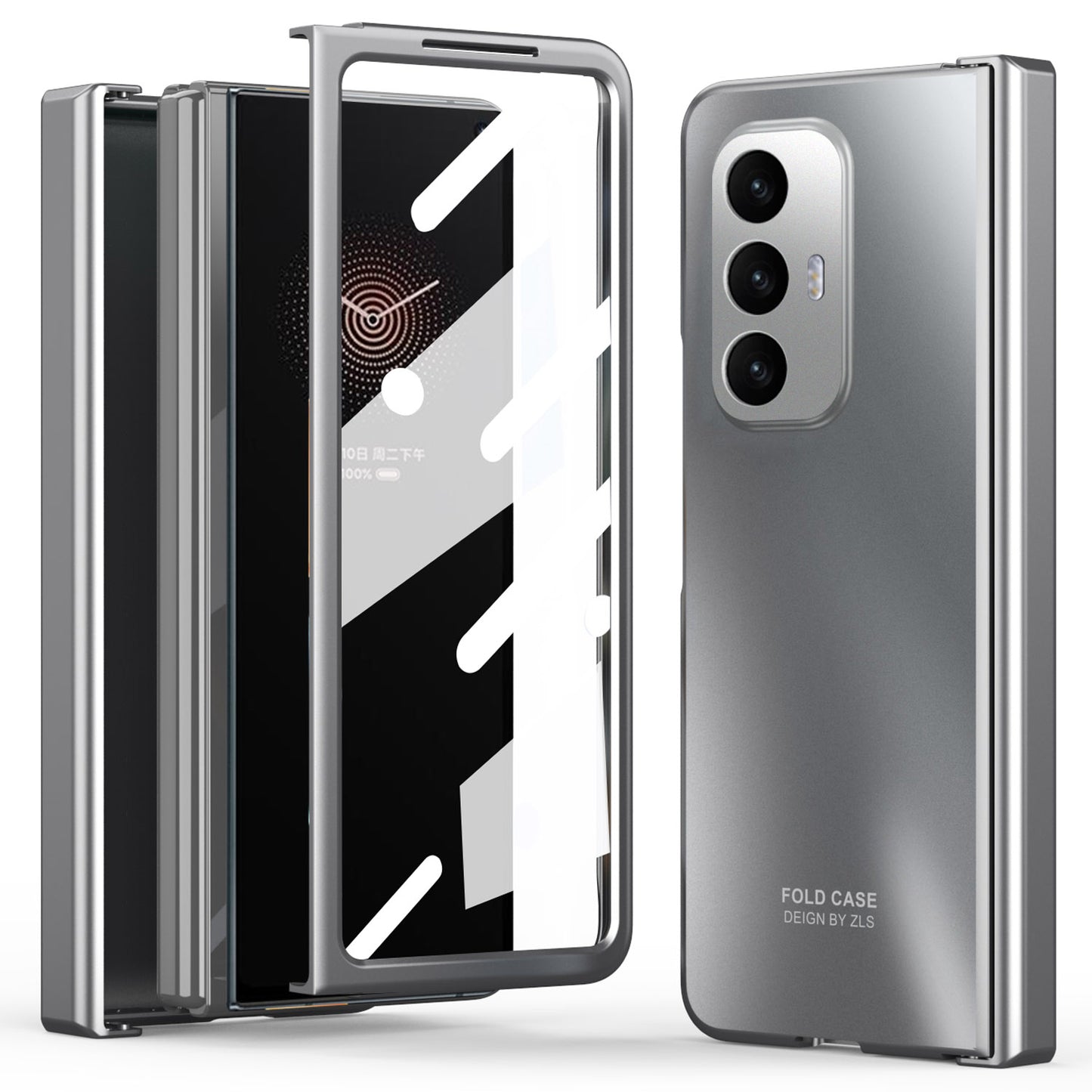 Phone Case for Xiaomi Mi Mix Fold Hard PC Protective Phone Shell Anti-Drop Cover with Screen Film