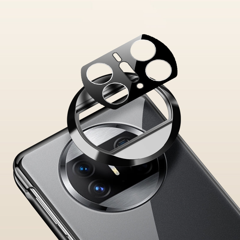 Shockproof Phone Cover for Huawei Mate X3 5G PC Phone Case Electroplating Phone Shell with Kickstand