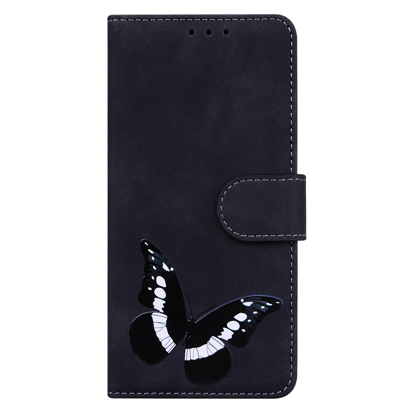 Wallet Cover for Xiaomi 13 Lite / Civi 2 5G Butterfly Printing Skin-touch PU Leather Flip Stand Phone Case