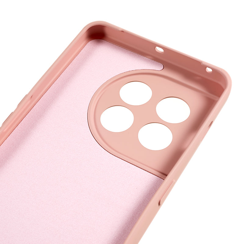 For OnePlus 11 5G TPU Phone Case Smooth Touch Rubberized Cover with Fiber Lining