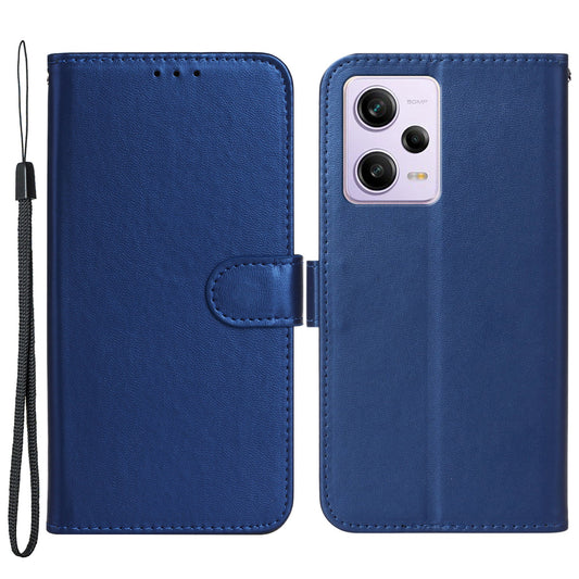 B40 For Xiaomi Poco X5 Pro 5G / Redmi Note 12 Pro Speed 5G / Note 12 Pro 5G Solid Color PU Leather Wallet Cover Flip Stand Phone Case
