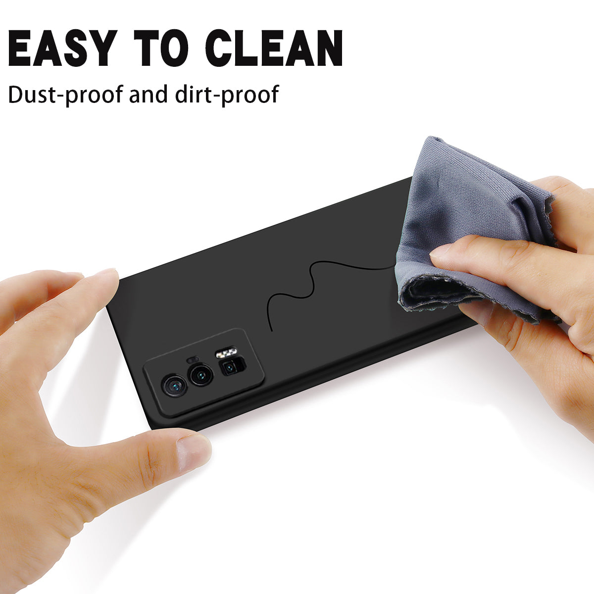 Phone Case for Xiaomi Poco F5 Pro 5G / Redmi K60 Pro 5G / K60 5G , Soft Lining Liquid Silicone Cell Phone Cover with Strap