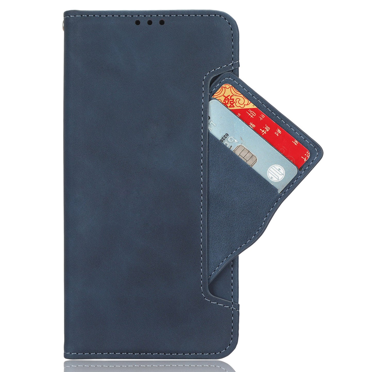 For Oppo Reno10 Pro 5G CPH2525 (Global) / Reno10 5G CPH2531 (Global) Multiple Card Slots Leather Phone Case Wallet Stand Cover